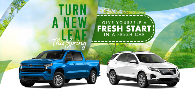 Turn a new leaf the Spring - Give yourself a Fresh start in a Fresh Car