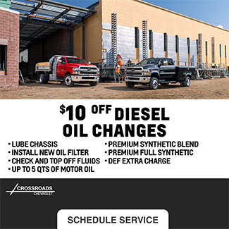 $10 off diesel oil changes