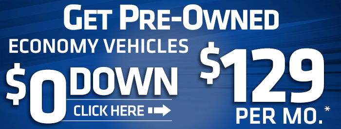 Get Pre-Owned Economy Vehicles