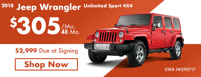 2018 Jeep Wrangler Unlimited Sport 4X4