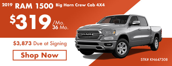 2019 RAM 1500 Big Horn Crew Cab 4X4
