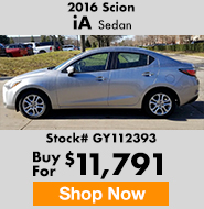 2016 Scion iA Sedan