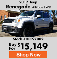 2017 Jeep Renegade Altitude FWD