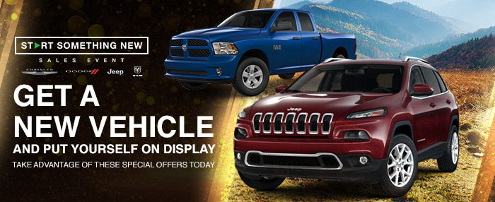 Get A New Vehicle And Put Yourself On Display Take Advantage of These Special Offers Today