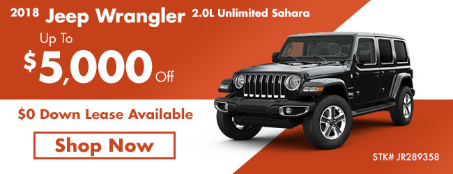 2018 Jeep Wrangler 2.0L Unlimited Sahara