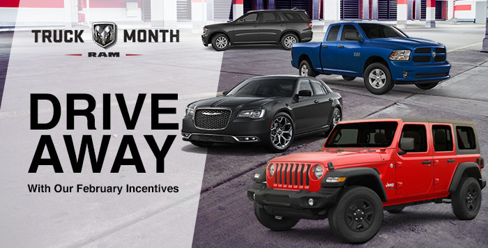 Drive Chrysler, Dodge, Jeep And RAM Models This February At Crown Chrysler Dodge Jeep RAM Dublin