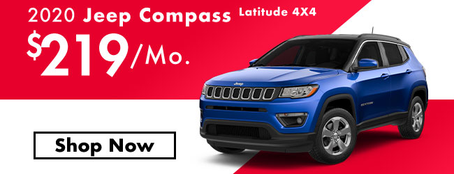 2020 Jeep compass latitude 4x4