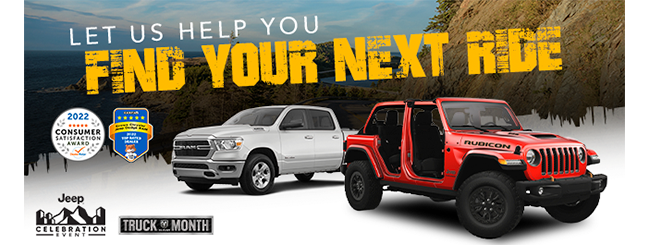Let us help you find your next ride 