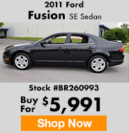 2011 Ford Fusion SE Sedan