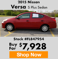 2015 Nissan Versa S Plus Sedan