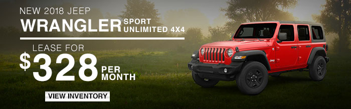 New 2018 Jeep Wrangler JK Sport Unlimited 4X4