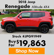 2018 Jeep Renegade Altitude 4X4
