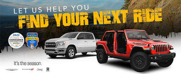 Let us help you find your next ride 