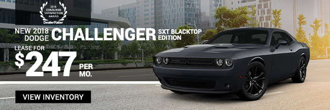 New 2018 Dodge Challenger SXT Blacktop Edition