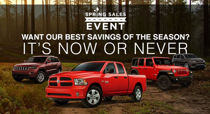 Want Springs Savings? It's Now Or Never!