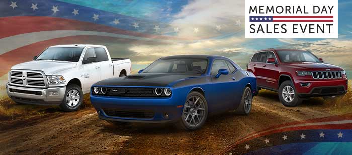 Memorial Day Sales Event at Crown Chrysler Jeep Dodge Dublin