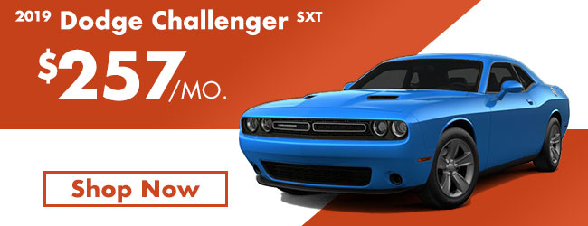 2019 Dodge Challenger sxt $257 per month