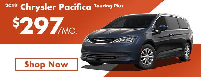 2019 Chrysler Pacifica Touring Plus $297 per month