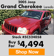 2005 Jeep Grand Cherokee buy for $4,494