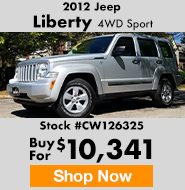 2012 Jeep Liberty 4wd sport buy for $10,341
