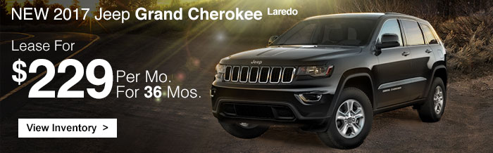 New 2017 Jeep Grand Cherokee Laredo
