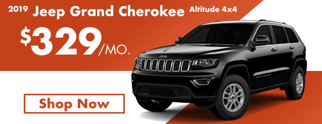 2019 Jeep Grand Cherokee Altitude 4x4 $329 per month