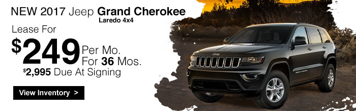 New 2017 Jeep Grand Cherokee laredo 4x4