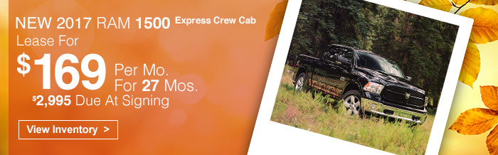 New 2017 RAM 1500 Express Crew Cab