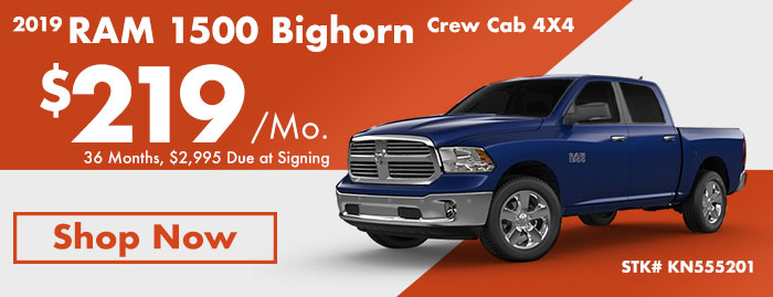 2019 RAM 1500 Bighorn Crew Cab 4X4