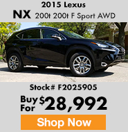2015 Lexus NX 200t F Sport AWD