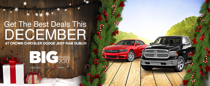 Get The Best Deals This December At Crown Chrysler Dodge Jeep RAM Dublin