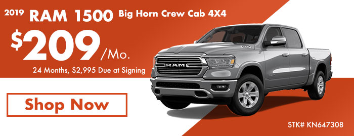 2019 RAM 1500 Big Horn Crew Cab 4X4