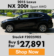 2015 Lexus NX 200t Sport AWD