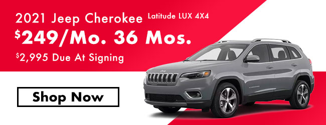 2021 jeep cherokee latitude lux 4x4