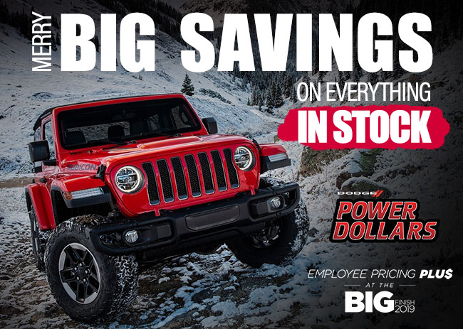 merry big savings on everything in stock