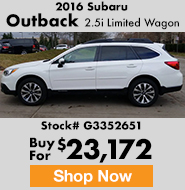 2016 Subaru Outback 2.5i Limited Wagon