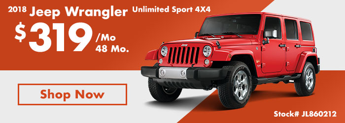 2018 Jeep Wrangler Unlimited Sport 4X4