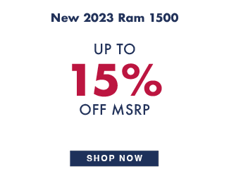 15 percent off MSRP