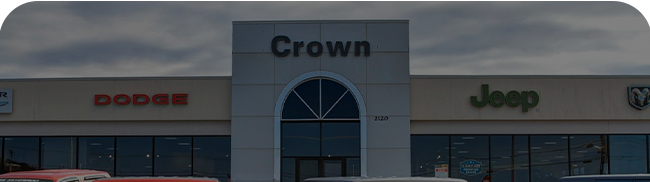 View of Crown CDJR Chattanooga dealership