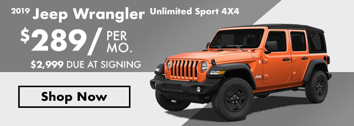 2019 Jeep Wrangler Unlimited Sport 4X4