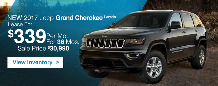 New 2017 Jeep Grand Cherokee Laredo