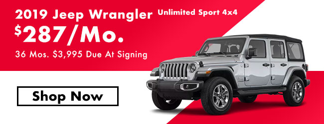 2019 jeep wrangler unlimited sport 4x4