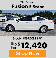 2016 Ford Fusion S Sedan