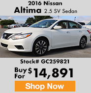 2016 Nissan Altima 2.5 SV Sedan