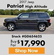 2017 jeep patriot high altitude