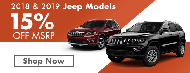 2018 and 2019 Jeep models