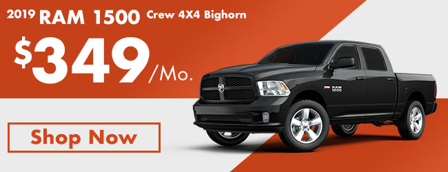 2019 RAM 1500 Crew 4X$ Bighorn