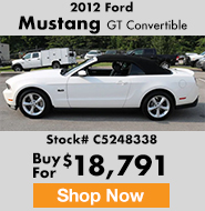 2012 Ford Mustang GT Convertible