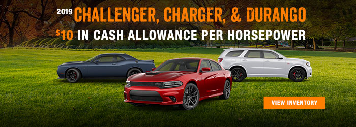 2019 Dodge Challenger, Charger & Durango
