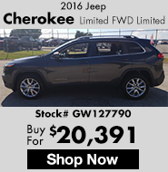 2016 Jeep Cherokee Limited FWD Limited